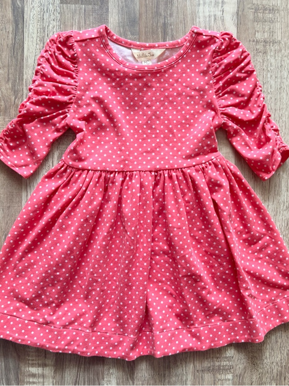 Matilda Jane pink polka dress
